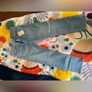 NWT denim jeans CQY friend high rise straight size 31 light wash